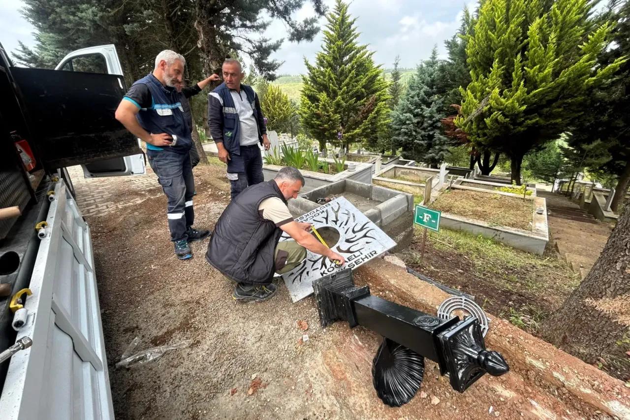 Büyükşehir, mezarlıkların su altyapısını güçlendiriyor